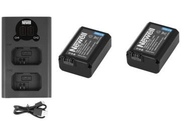 Двухканальное зарядное устройство для аккумулятора NEWELL DL-USB-C+2