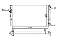 фото thumb №1, Nrf радіаторів vw golf3/4/vento 1,6-2,0 1,9tdi