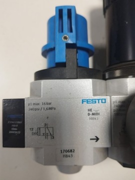 Регулятор давления с клапаном FESTO LRS-D-MIDI 1/4