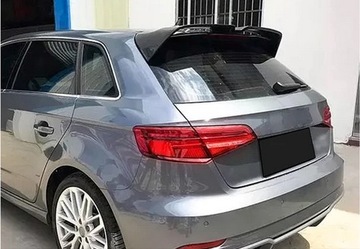 фото thumb №8, Спойлер спойлер audi a3 8v oettinger чорний блиск rs вигляд з abs!