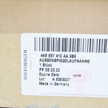 фото thumb №9, New audi a7 sportback 4k правий сторона door wing mirror база 4k8857410aa9b9