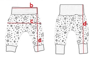 PÓŁŚPIOCHY BEZ STÓP SPODNIE BAGGY 74 BEIGE STARS /93/