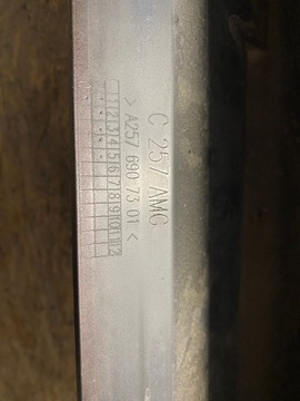 фото thumb №6, Mercedes cls amg a257 планка накладка пороговая p/l