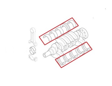 ПОДШИПНИКИ ПЕРЕДНЕГО ВАЛА NISSAN NAVARA 3.0DCI V9X STD