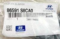 фото thumb №5, Гумова накладка прокладка спойлер спойлер бампер перед hyundai palisade 2023+ новий оригінальний номер