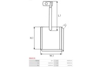 фото thumb №3, Щетка угольная, стартер as-pl sb4013s