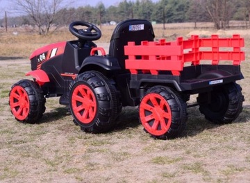 Детский трактор Импортный SUPER-TOYS Красный