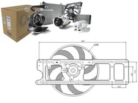 фото thumb №1, Вентилятор радіатора з корпус nissens