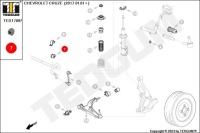 фото thumb №14, Резиновый элемент стабилизатора передний wew chevrolet opel astra