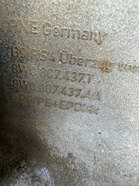 фото thumb №9, Бампер audi rs4 b9 оригинал перед хороший состояние нет клеёный