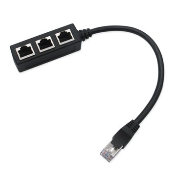 АДАПТЕР-СПЛИТТЕР 1000 МБ/С LAN RJ45 3xRJ45 FTP