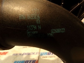 фото thumb №7, Bmw f39 f40 f44 f45 f46 f48 труба шланг turbo 8655836