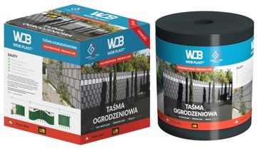 ЛЕНТА ДЛЯ ЗАБОРА WDB PREMIUM 19смx26м антрацит