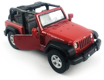 JEEP WRANGLER RUBICON МОДЕЛЬ WELLY 1:34 КРАСНЫЙ