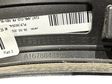 фото thumb №10, Mercedes benz расширение rh планка a1678842400 a1678804505