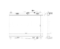 Купить Радиатор воды ford fiesta 10.08- 1548603 новая, фото thumb