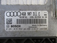 фото thumb №8, Audi a6 c7 allroad 3.0 tdi 204km набор стартовый бортовой компьютер 4g0907311e
