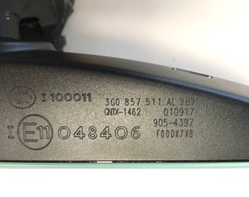 фото thumb №8, Vw touareg 3 iii зеркало заднего вида 760858547 серый