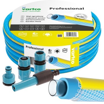 Садовый шланг 4-х слой 25BAR 1/2 '' 20m + наконечник набор продукта лак