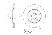 фото thumb №1, Диск тормозной. chrysler grand voyager 07