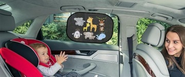 ДЕТСКИЙ СОЛНЦЕЗАЩИТНЫЙ КОЗЫРЕК ДЛЯ АВТОМОБИЛЯ ДЛЯ БОКОВОГО ОКНА 2 ШТ.