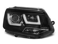 фото thumb №6, Лампи фари нове vw t5 10-15 чорний led drl