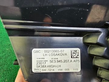 фото thumb №9, Skoda octavia iv лампа лампы зад 5e3945208a skoda оригинальный номер исправные