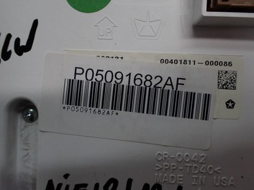 фото thumb №11, Спидометр приборы европа рестайлинг jeep grand cherokee iv wk2 3.0 crd 13r