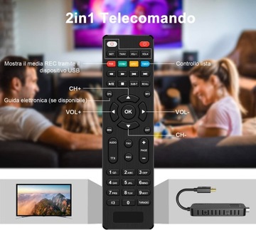 Приемник DVB-T2 HD 1080P HDMI SCART Декодер HEVC