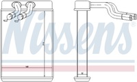 фото thumb №2, Nissens 77610 теплообмінник тепло, обігрів інтер'єру