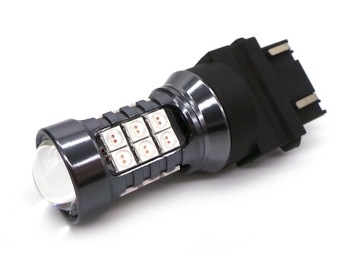 P27/7W Светодиодная лампа 3157 12V 20W CANBUS красная