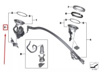 Купити Bmw 7 e65, e66, e67 датчик рівня пального 16117183795 7183795 oem, фото thumb