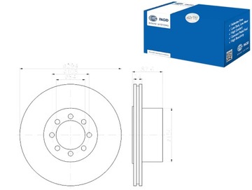 фото thumb №16, Hella 2 x диск тормозная 8dd355117-481