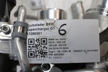 фото thumb №13, Bmw 7 8 x5 x6 x7 турбіна 8631904 двигун g12 g15 11658631904 11659845815 116