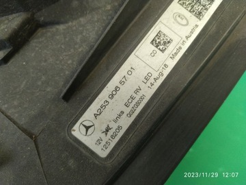 фото thumb №10, Лампа левый перед mercedes glc w253 a2539065701