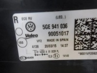фото thumb №6, Volkswagen golf vii 5ge gte фара передняя (фара головного света, лампа передняя) правая полный led