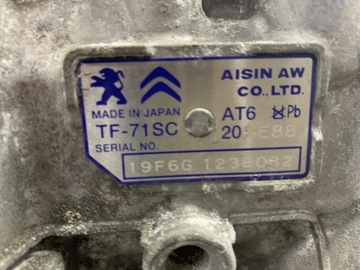 фото thumb №7, Коробка передач коробки передач автомат citroen c3 aircross 1.5 блакитний hdi tf-71sc