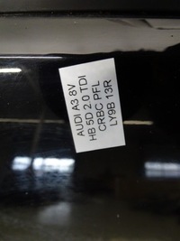 фото thumb №9, Дверь правые зад правые задние audi a3 8v sb 5d ly9b