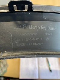 фото thumb №9, Mercedes-benz eqb w243 молдинг крыло перед левый