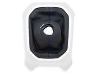 фото thumb №8, Jeep renegade 14-18 чохол перемикання передач czarna шкіра червоні нитки