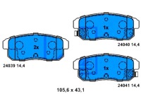 фото thumb №7, Гальмівні колодки ham. mazda t. rx-8 1,3 03-12 ate 13.0460-5856.2