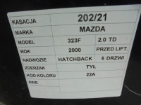 фото thumb №7, Бампер задня mazda 323f bj 22a