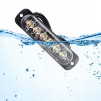 Купити 4szt лампи попереджувальні 6 led водонепроникний stroboskop pomoc евакуатор dc 12-24v, фото thumb