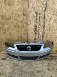 фото thumb №9, Бампер перед передній vw polo 9n3 2005-2009 6q0807221c срібний