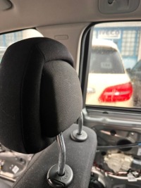 фото thumb №7, Mercedes c klasa w204 підголівник перед матеріал czarna + датчик