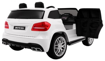 Детский автомобиль на аккумуляторе Mercedes AMG GLS63 Белый + Крашенный + 4х4
