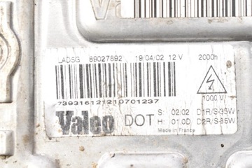фото thumb №9, Перетворювач ксенон ксенон права valeo 89027892 audi a4 b6 00-05