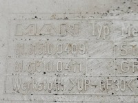 Удлинитель крыла левое man tgx 1 euro 6 81615100411 81615100409 Доставка, фото thumb