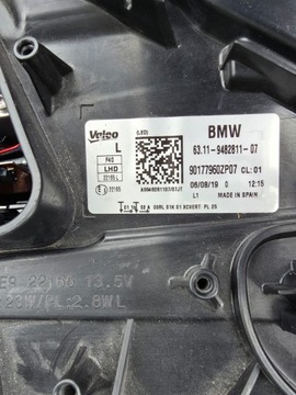 фото thumb №12, Bmw 1 f40 лампа левая перед полный led адаптивный подсветка 9482811-07