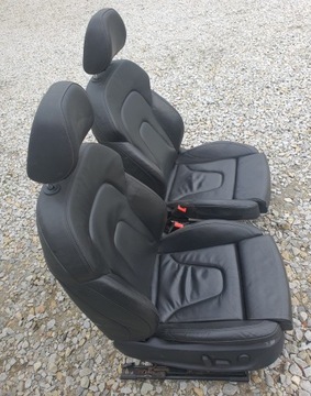 фото thumb №11, Audi a4 b8 a5 сидіння спортивні чорна шкіра підігрів!!! електрика!!!